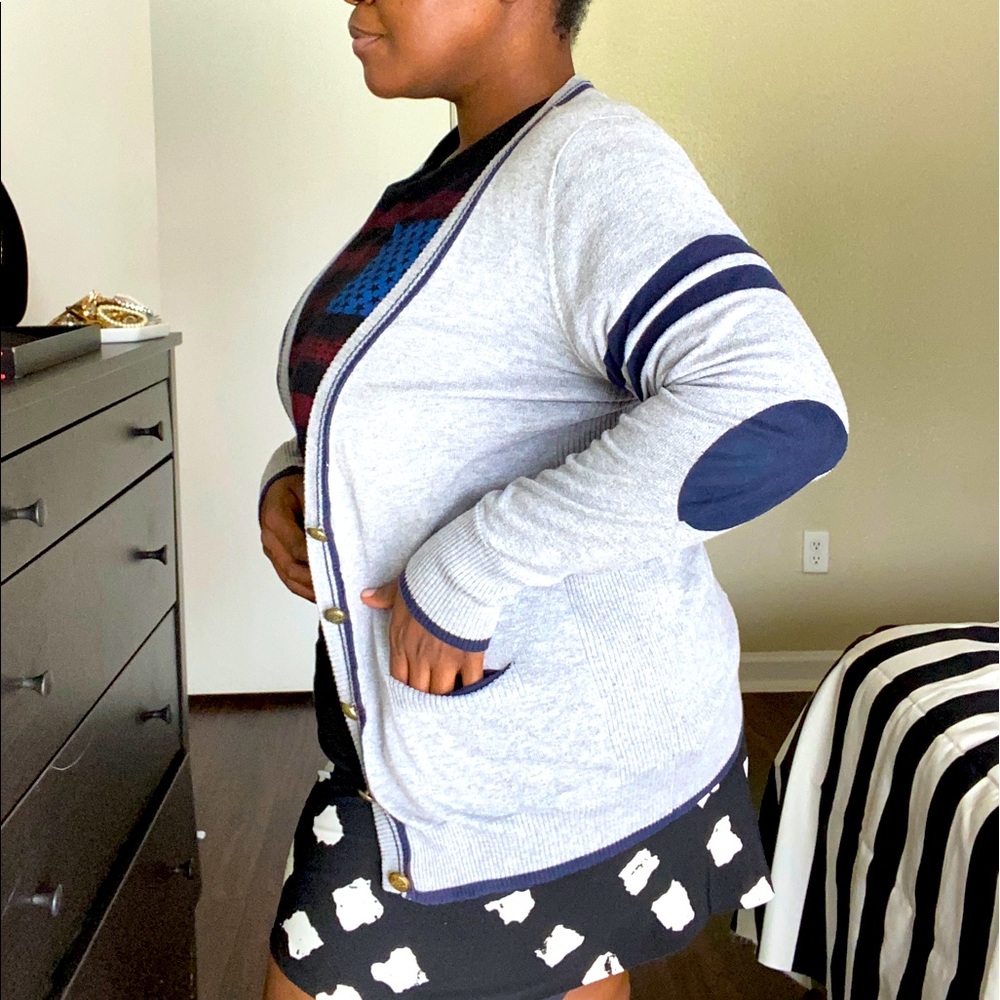 Preppy cardigan